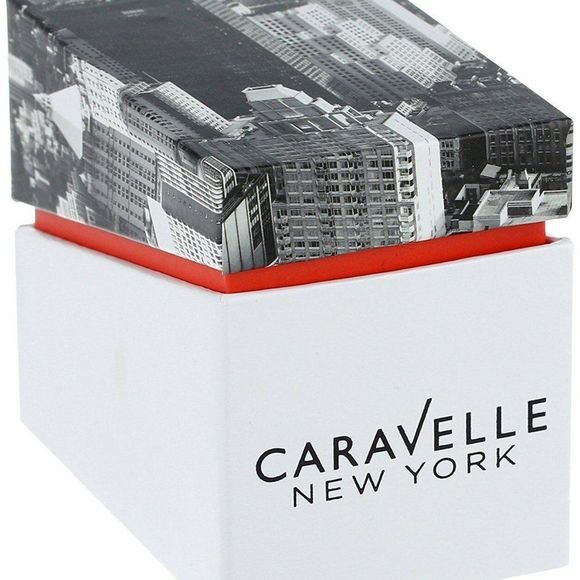 SALE! Men's Caravelle Quartz Black Dial 44mm Watch - Picture 4 of 4